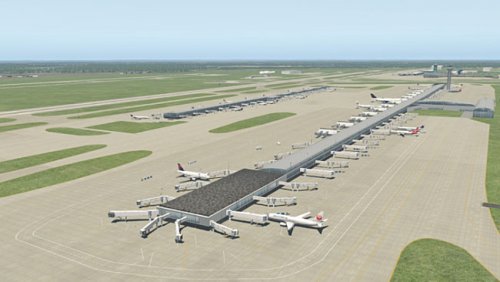 X Plane 11 Scenery Detroit Area Airports KDTW KLAN X Plane