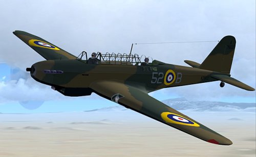 FSX P3D V3 Fairey Battle MKI Panel Update FSX Warbirds FlightSim