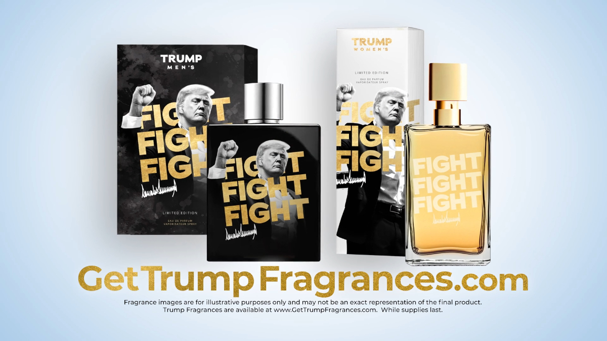 Donald Trump Debuts Fragrance Line Using Picture Of Him And Jill Biden