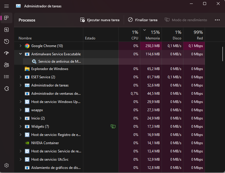 Windows Defender still running after install of Eset Internet 