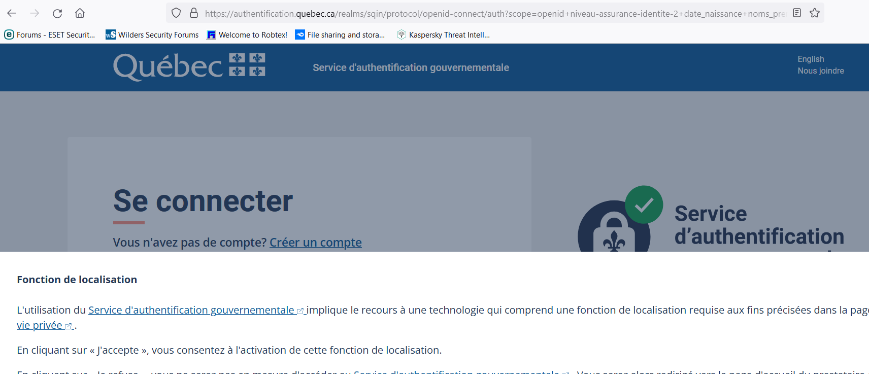 Why does ESET block a Canadian government site? - Malware Finding and ...