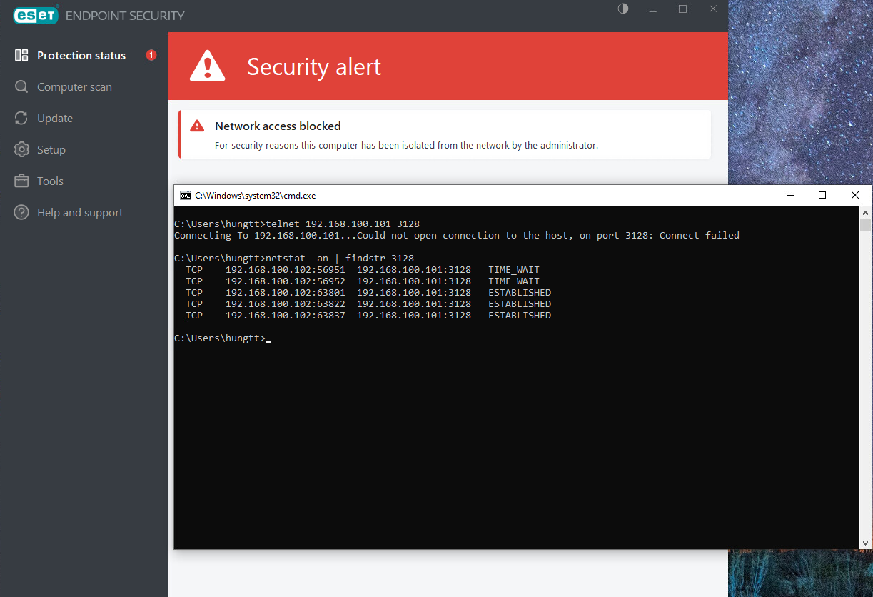 Isolate Computer From Network - ESET PROTECT - ESET Security Forum