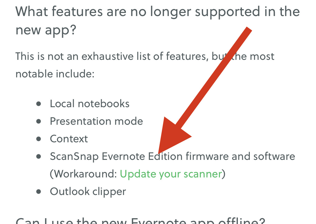 I need Scansnap Manager Evernote Edition software, and it's not listed for  download. It's required for firmware update of Evernote Scansnap Scanner. -  General Technical Issues - Evernote User Forum