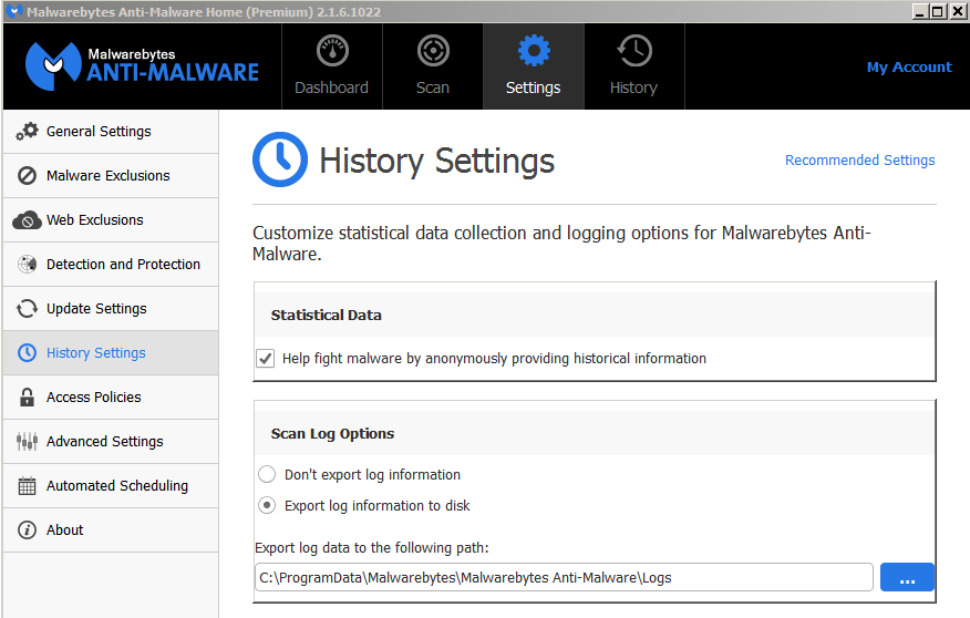 How is a missed scheduled scan handled? - Malwarebytes for Windows ...