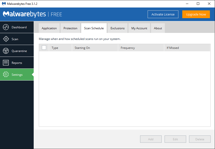 Can't add scan schedule - Malwarebytes for Windows Support Forum ...