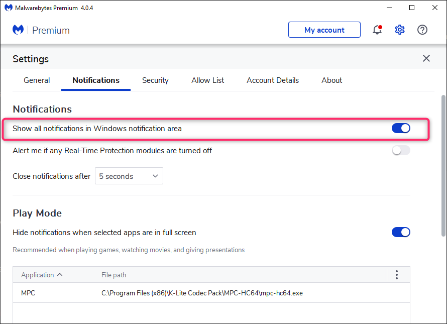 Popping up every 5 minutes - Malwarebytes for Windows Support Forum ...