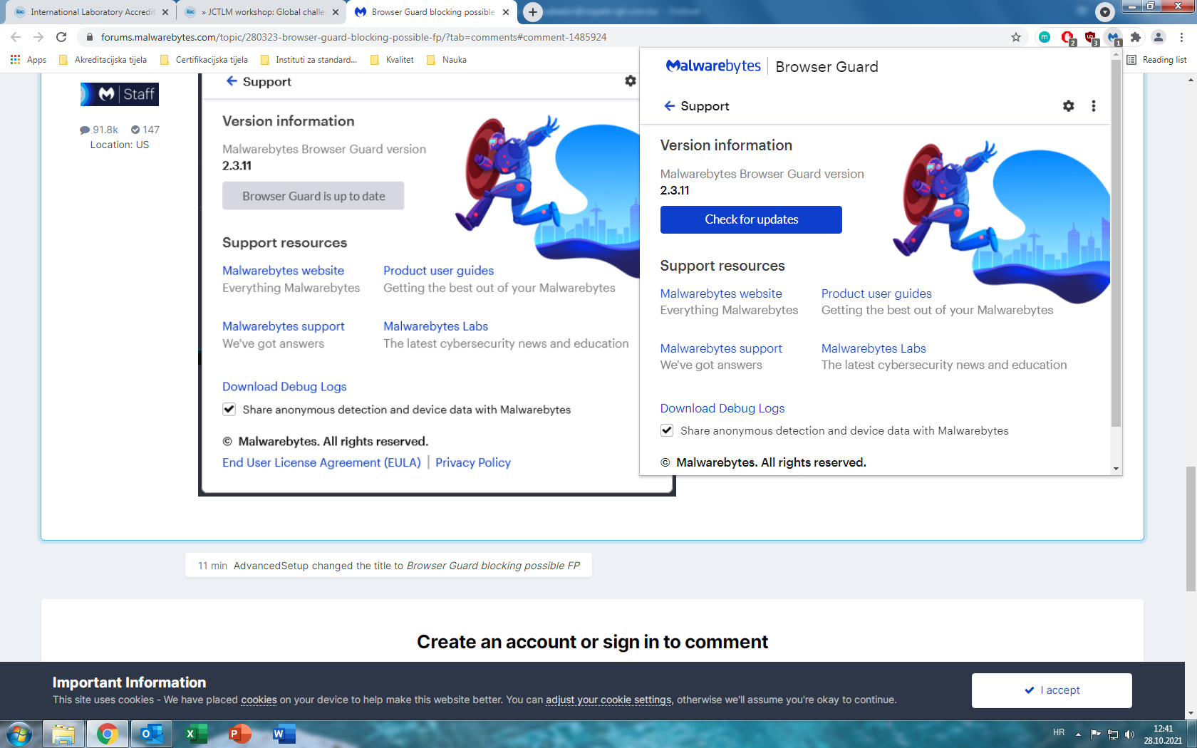 Browser Guard blocking possible FP - Chrome - Malwarebytes Forums