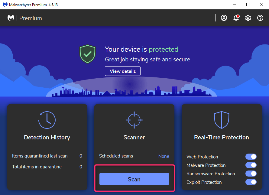 Malwarebytes free scan taking long time - Malwarebytes for Windows ...