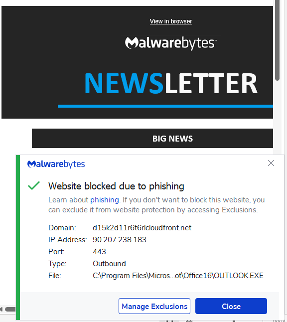 Latest Email Update