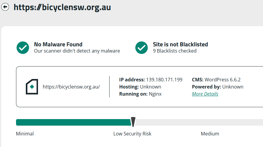 Website blocked due to a risky pattern across chrome, edge and firefox ...