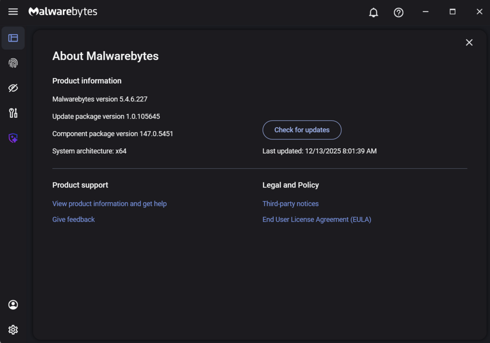 Malwarebytes 5.4.6.227 database issues? - Malwarebytes 5 for Windows ...