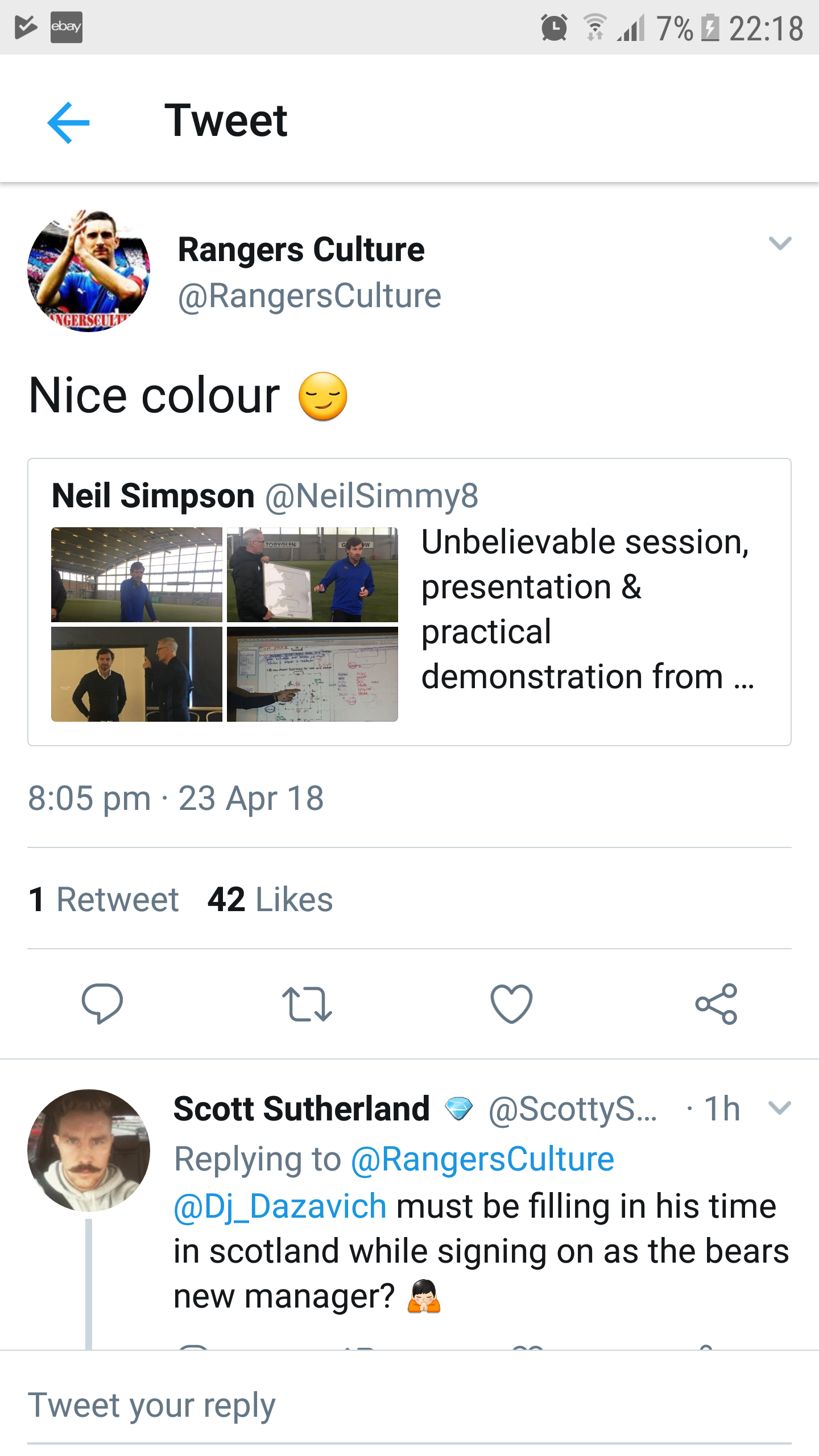 Rangers culture retweets neil simpson - Jimmy Bell's Kitroom - Rangers ...