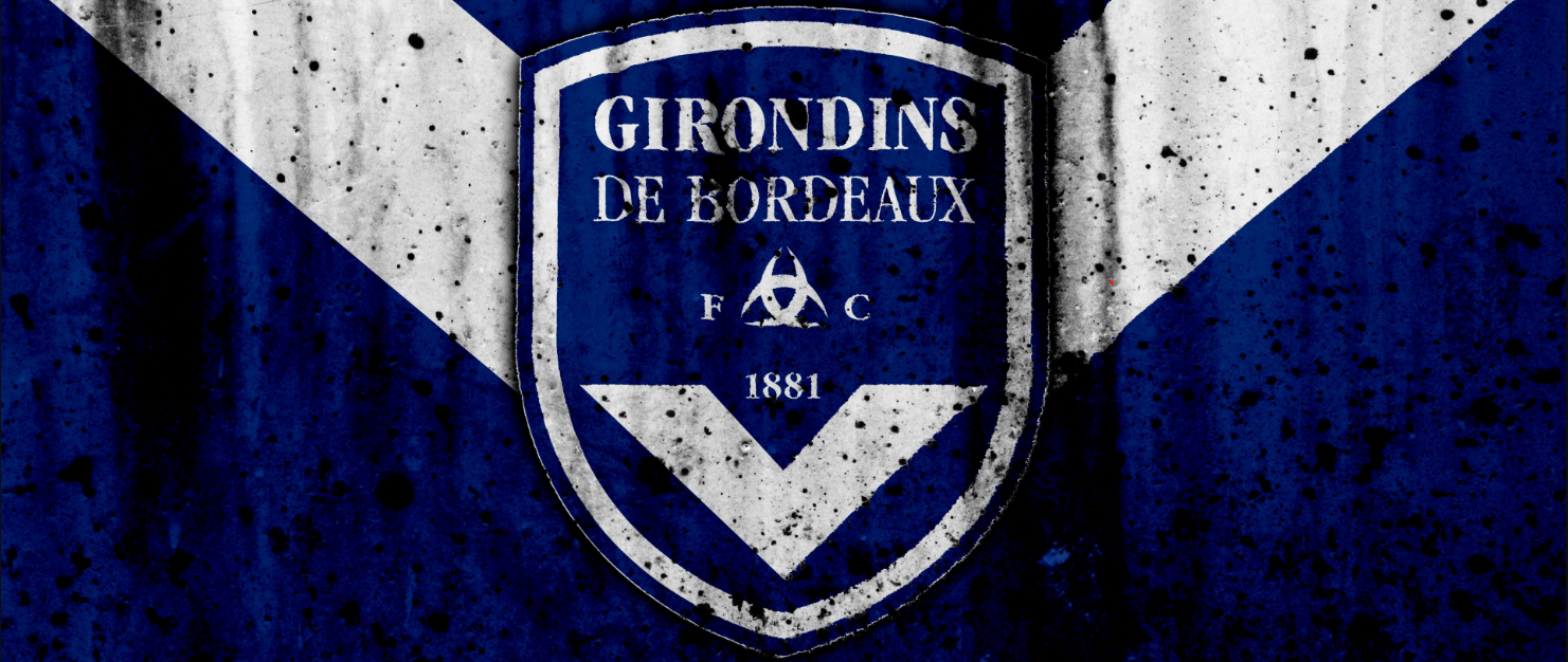 Fanion FC Girondins De Bordeaux 37x24 Cm - Supporteur De Foot
