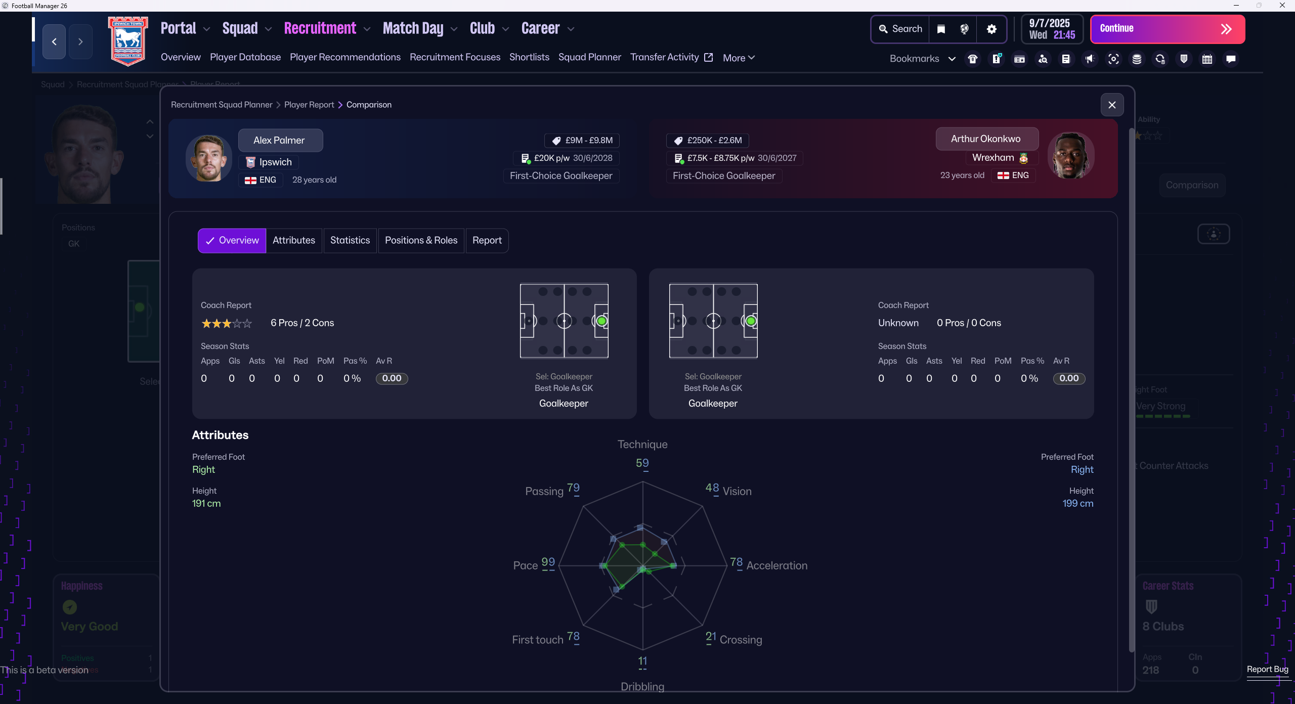comparison polygon doesnt reflect the roles being compared - Advanced ...