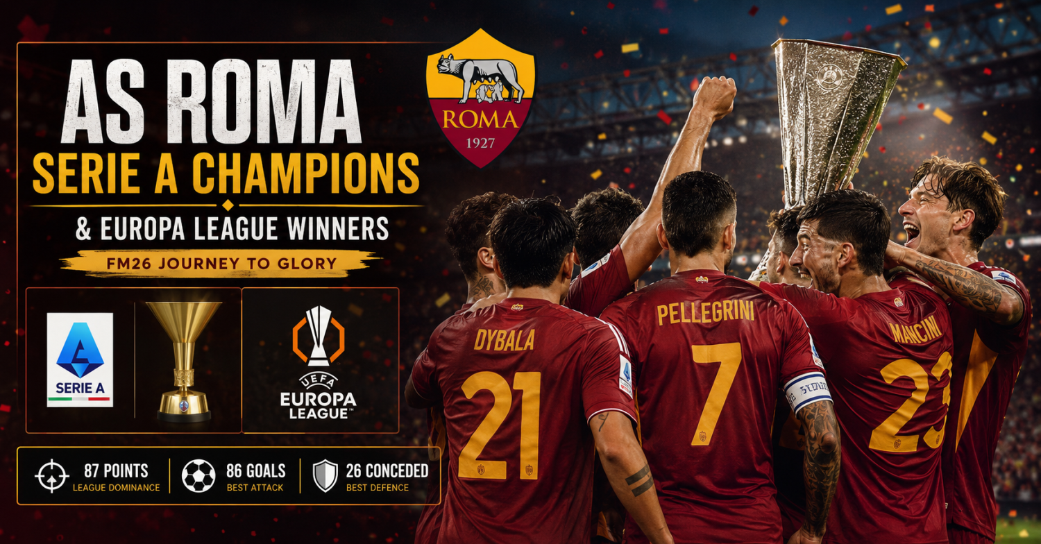 AS Roma Win Serie A & Europa League with Smart Squad Rotatio