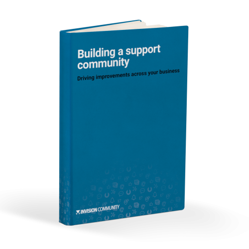 More information about "Building a support community"