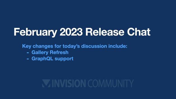 February 2023 Release Chat