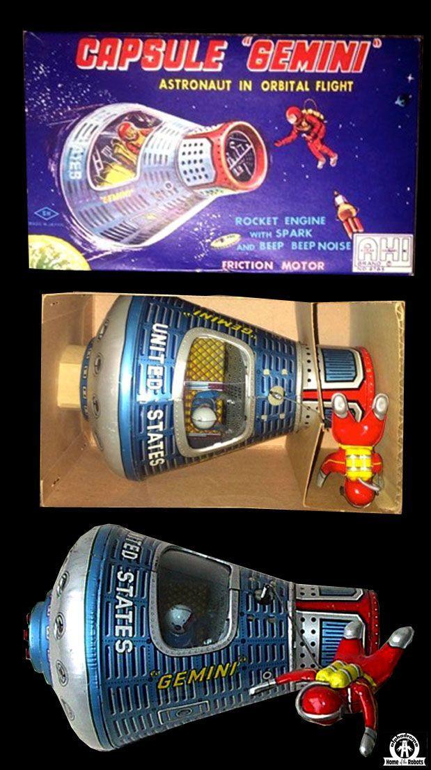 NASA Chlorine G 50缶セット CAPSULE GEMINI ASTRONAUT IN ORBITAL FLIGHT - HORIKAWA /AHI - JAPAN