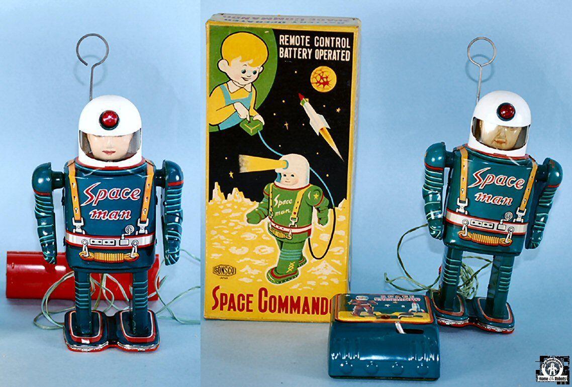 SPACE COMMANDO, BLUE VERSION - SONSCO/MASUDAYA - JAPAN - Toy