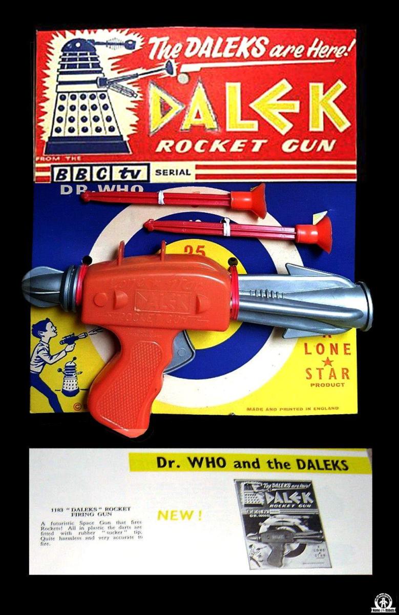 LONE STAR レトロなおもちゃ　made inENGLAND 昭和 DALEK ROCKET GUN - LONE STAR - ENGLAND - Toy Database - Alphadrome