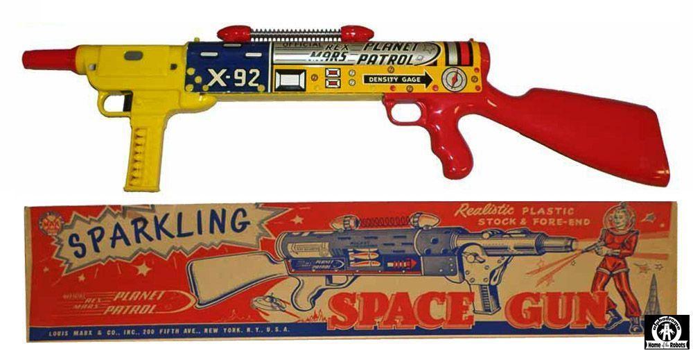 REX MARS PLANET PATROL RIFLE X-92 - MARX - USA - Toy Database