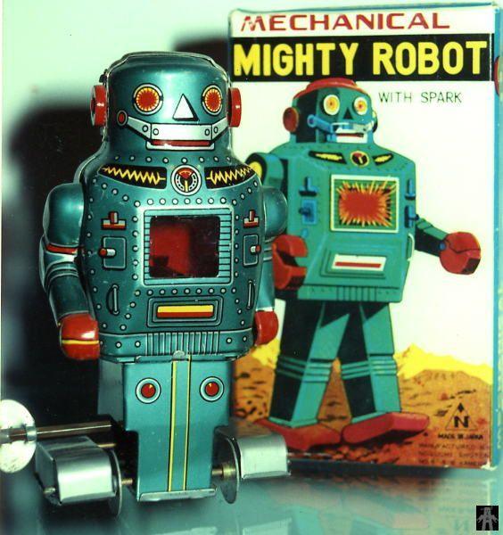 MECHANICAL MIGHTY ROBOT EARLY VERSION - NOGUCHI - JAPAN - Toy Database -  Alphadrome | Home of the Robots | brought to you by the Bilotta Collection