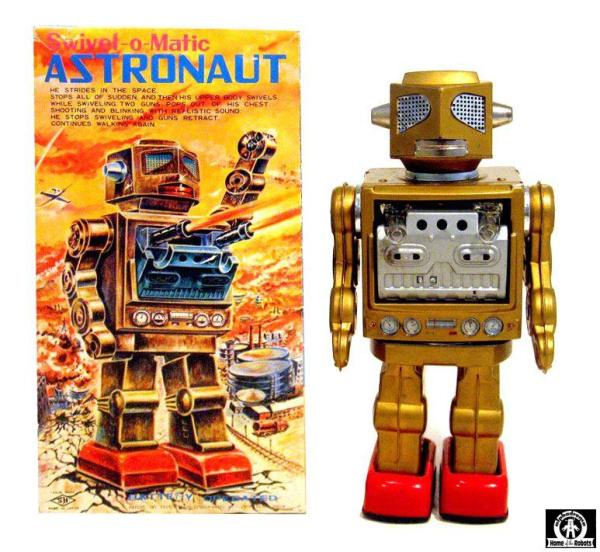SWIVEL-O-MATIC ASTRONAUT, ROBOT VERSION - HORIKAWA - JAPAN - Toy