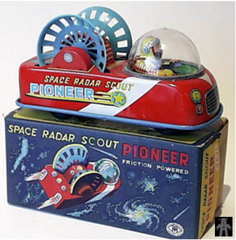 SPACE RADAR SCOUT PIONEER - MASUDAYA - JAPAN - Toy Database