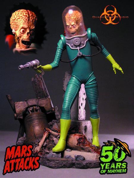 Mars cheapest Attacks Alien Plush Mezco Topps 50 Years Mayhem 10