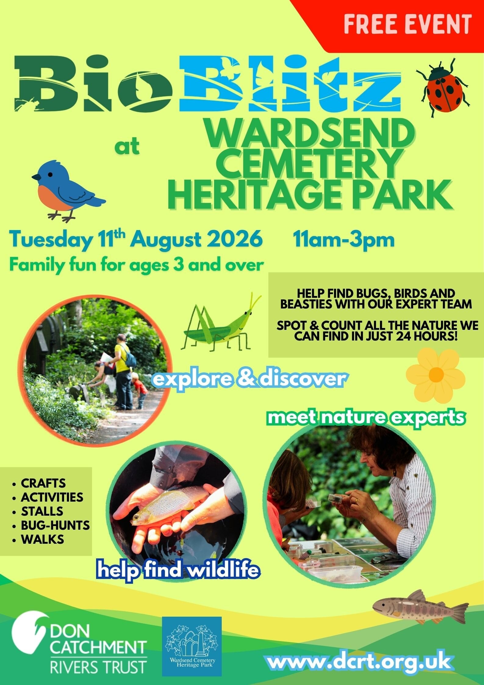 FAMILY BIOBLITZ AT WARDSEND CEMETERY