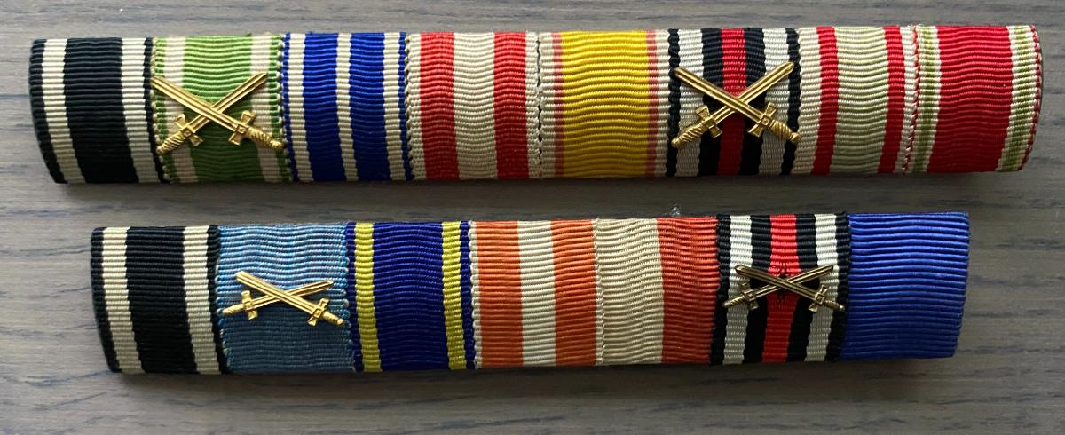 2 Colourful Ribbon Bars - Germany: Imperial: The Orders, Decorations ...