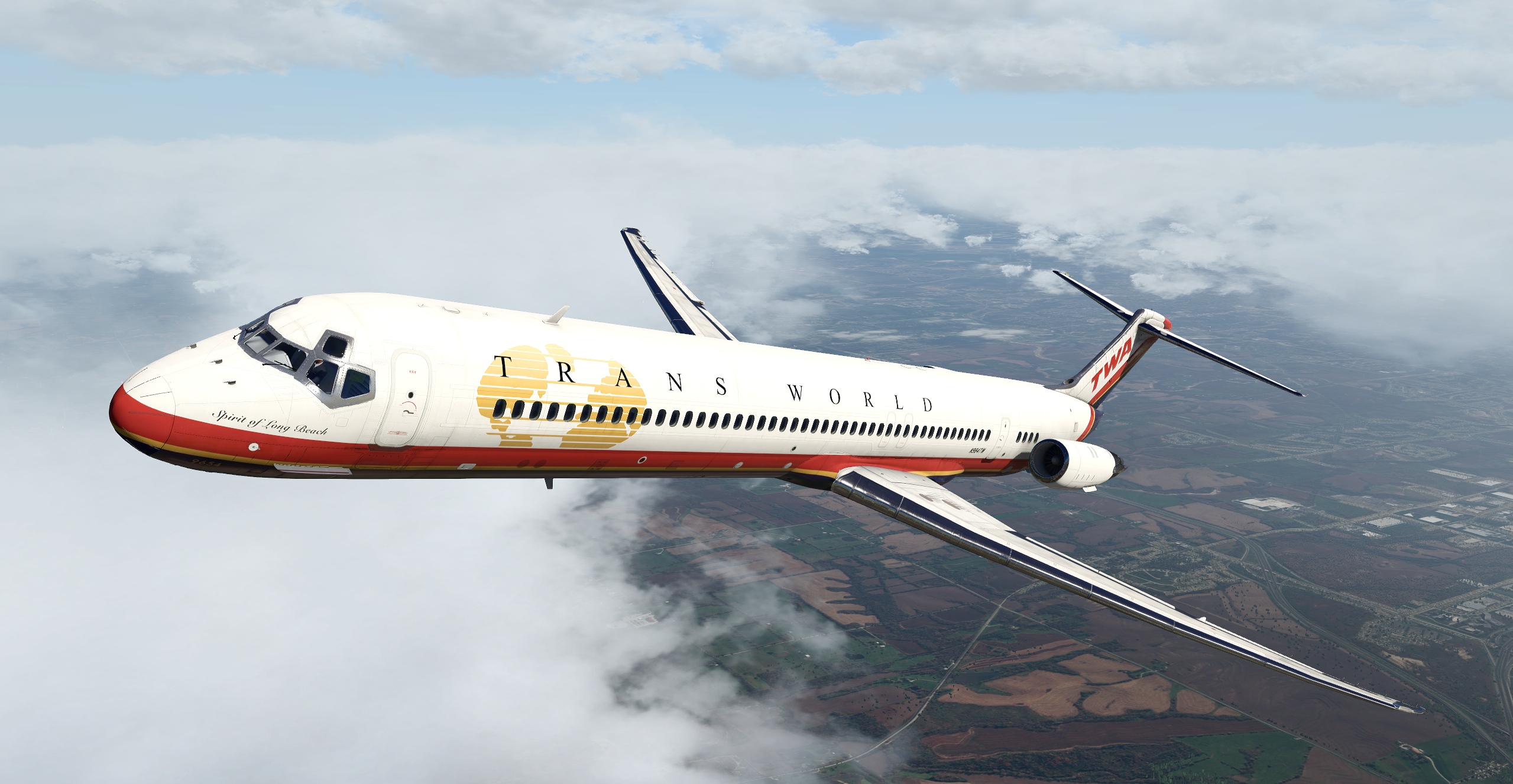 TWA (New) - Rotate MD-80 (X-Plane 11 Version) - MD-80 (Rotate