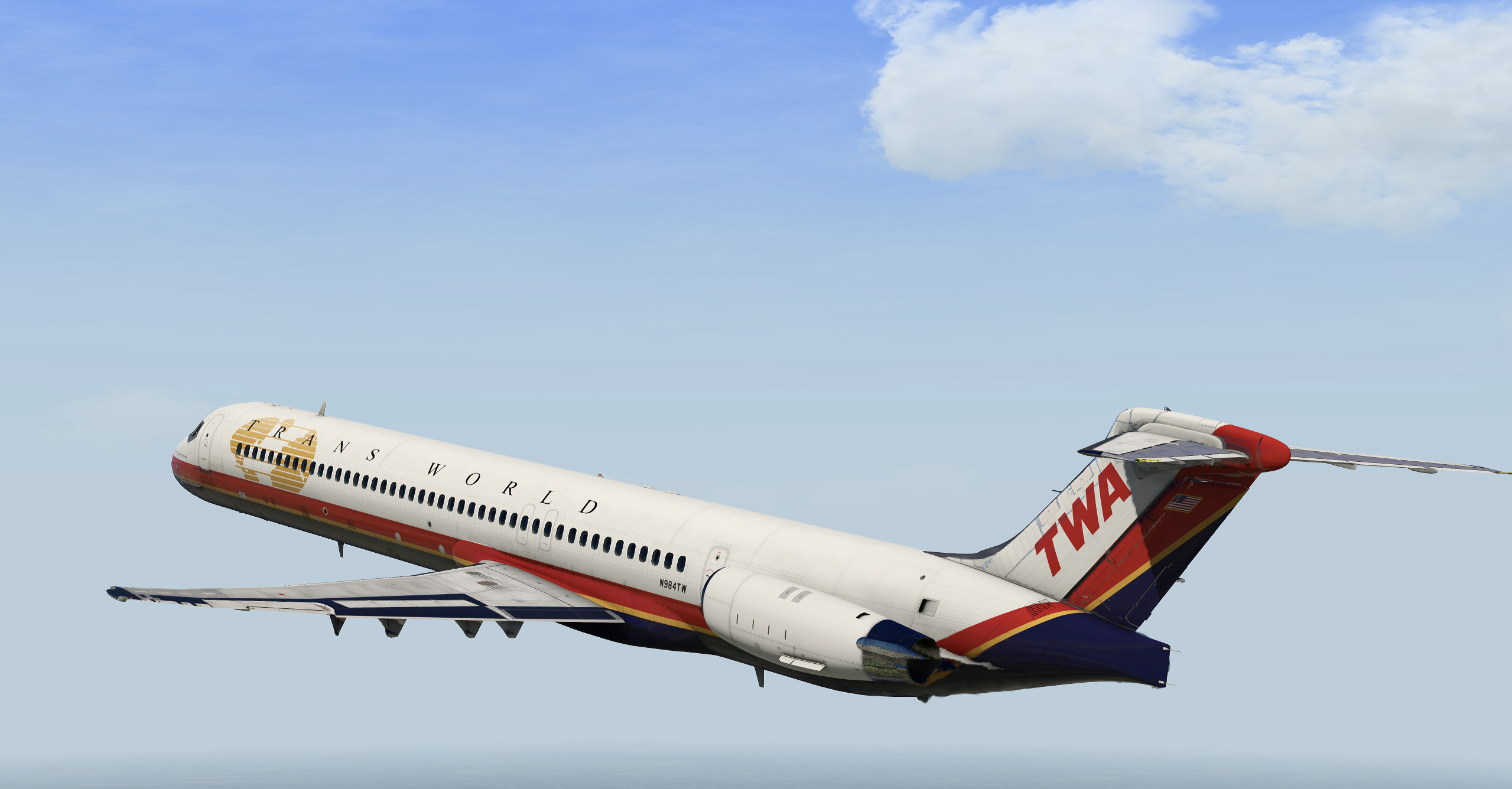 TWA (New) - Rotate MD-80 (X-Plane 11 Version) - MD-80 (Rotate
