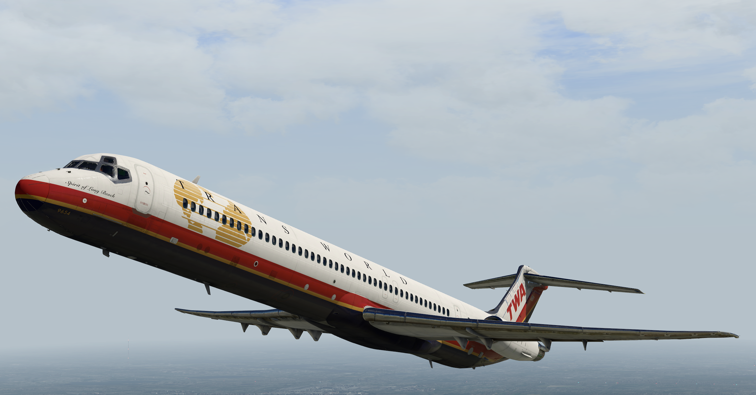 TWA (New) - Rotate MD-80 (X-Plane 11 Version) - MD-80 (Rotate