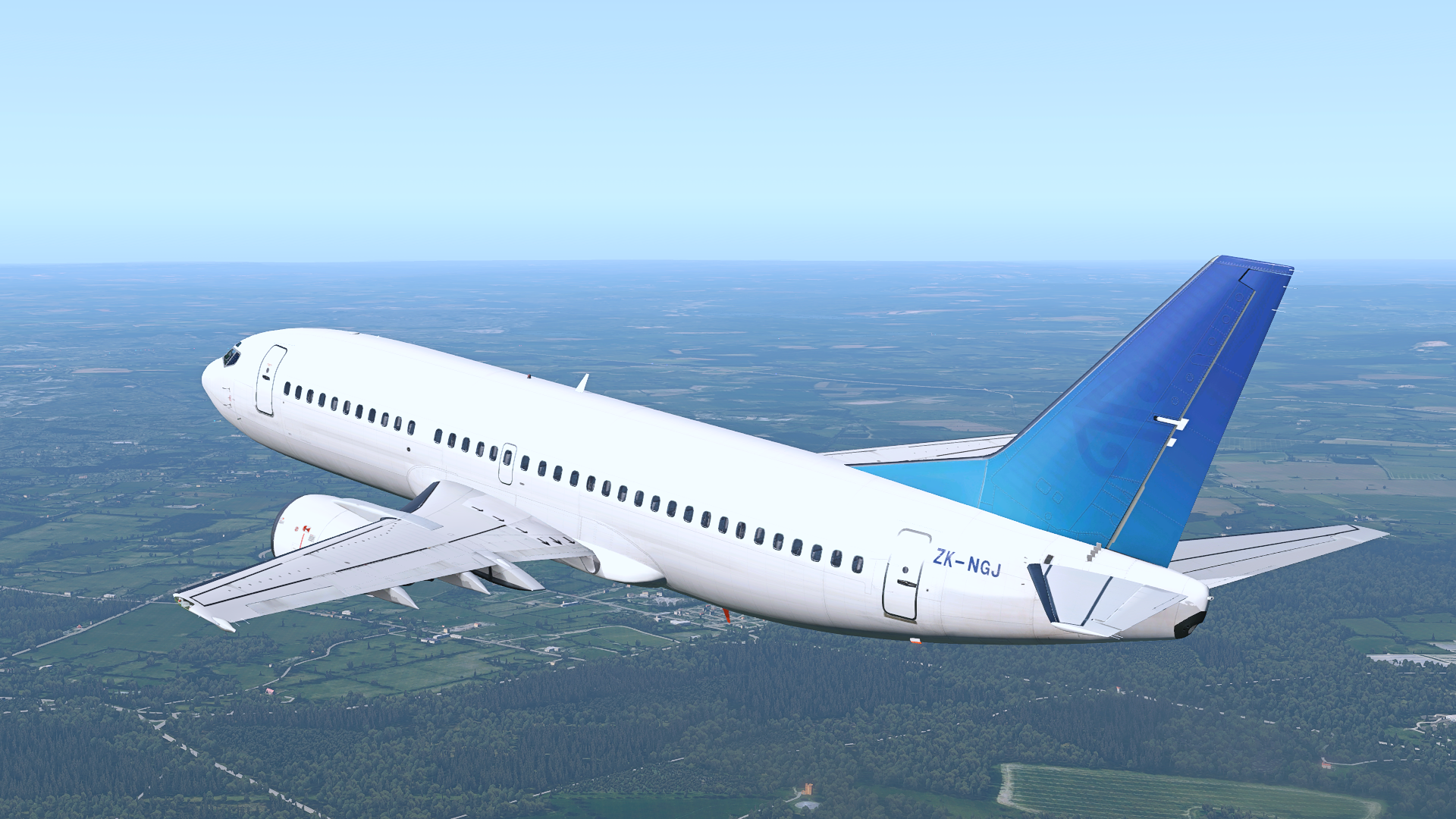 Ex-Air New Zealand (ZK-NGJ) | IXEG 737-300 - 737-300 (IXEG