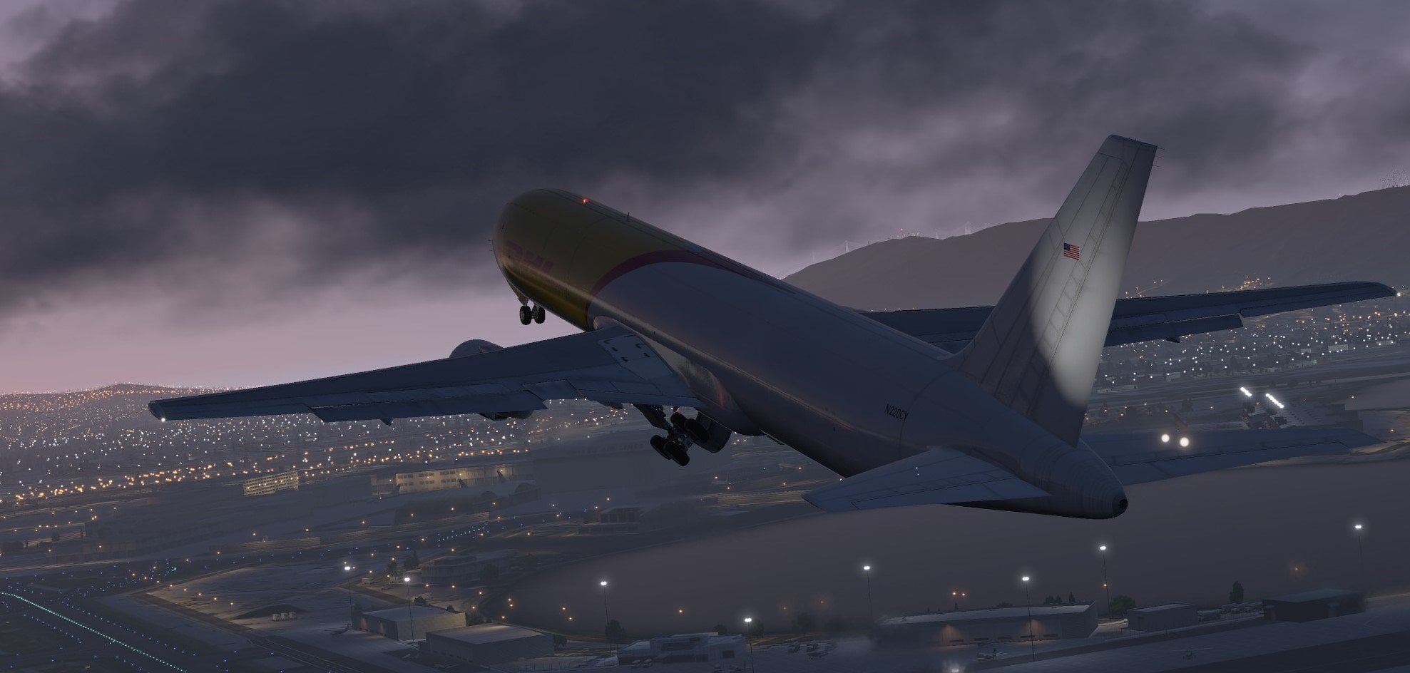FF767 Freighter DHL (Operated by ABX Air) N220CY - 767 (Flight