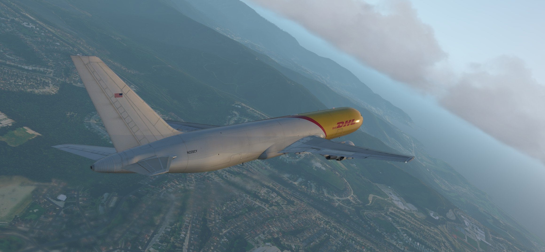 FF767 Freighter DHL (Operated by ABX Air) N220CY - 767 (Flight