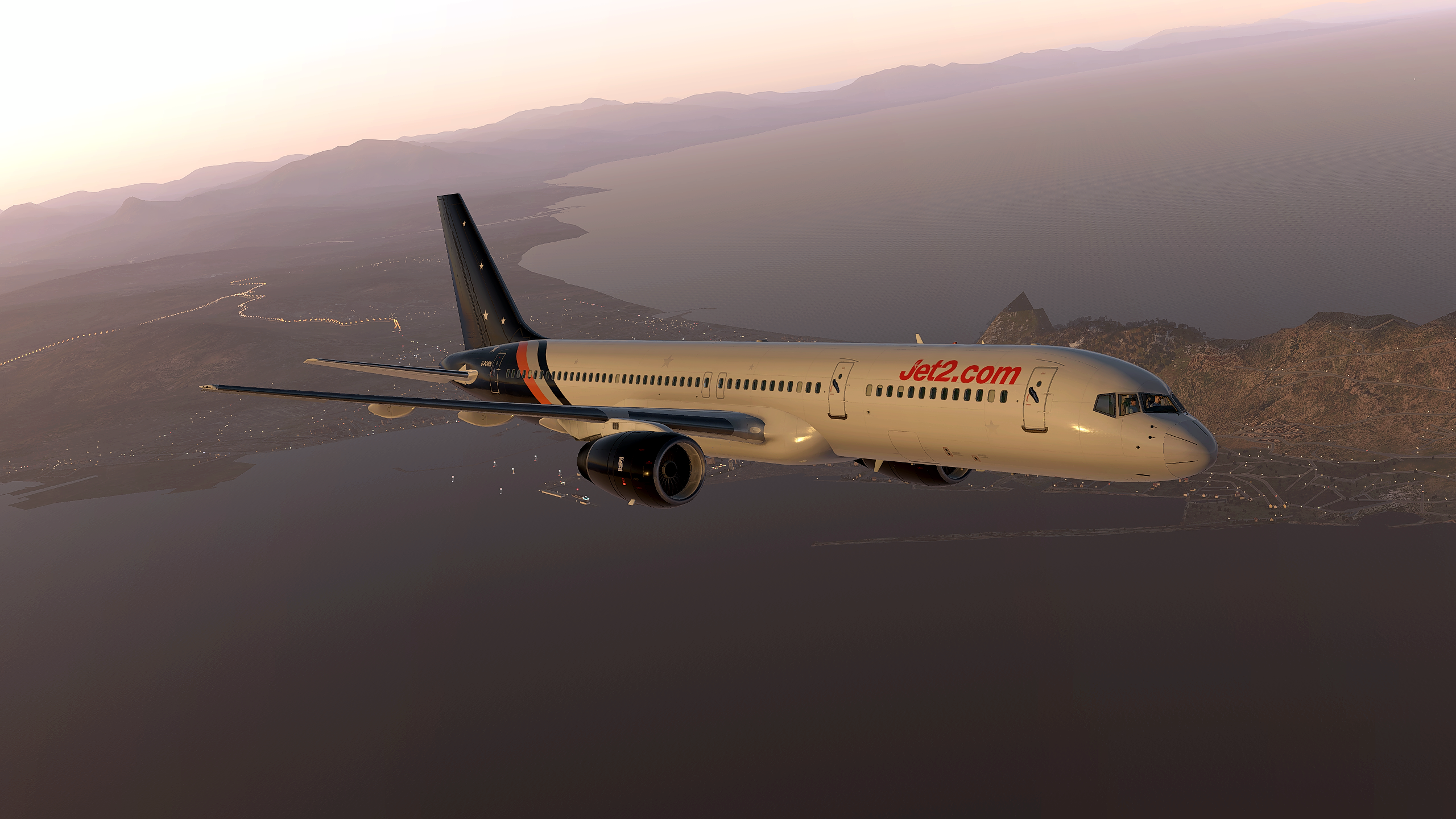 FlightFactor B757-200 Titan Airways (Jet2.com) Livery - 757