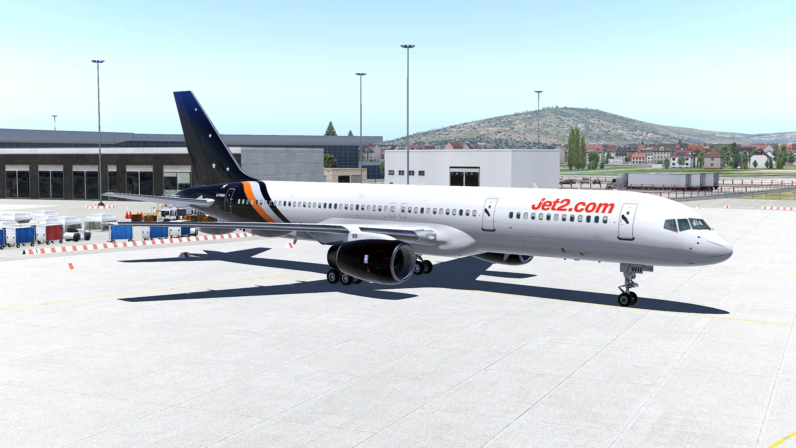 FlightFactor B757-200 Titan Airways (Jet2.com) Livery - 757
