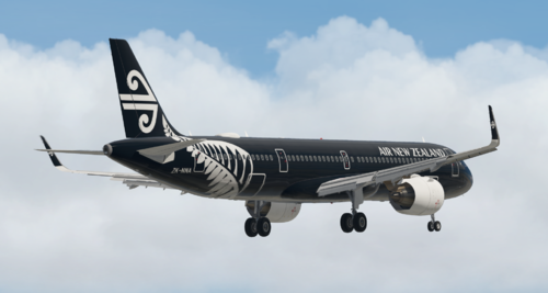 Toliss A321Nx: Air New Zealand (ZK-NNA) - A321 (ToLiss) - Threshold