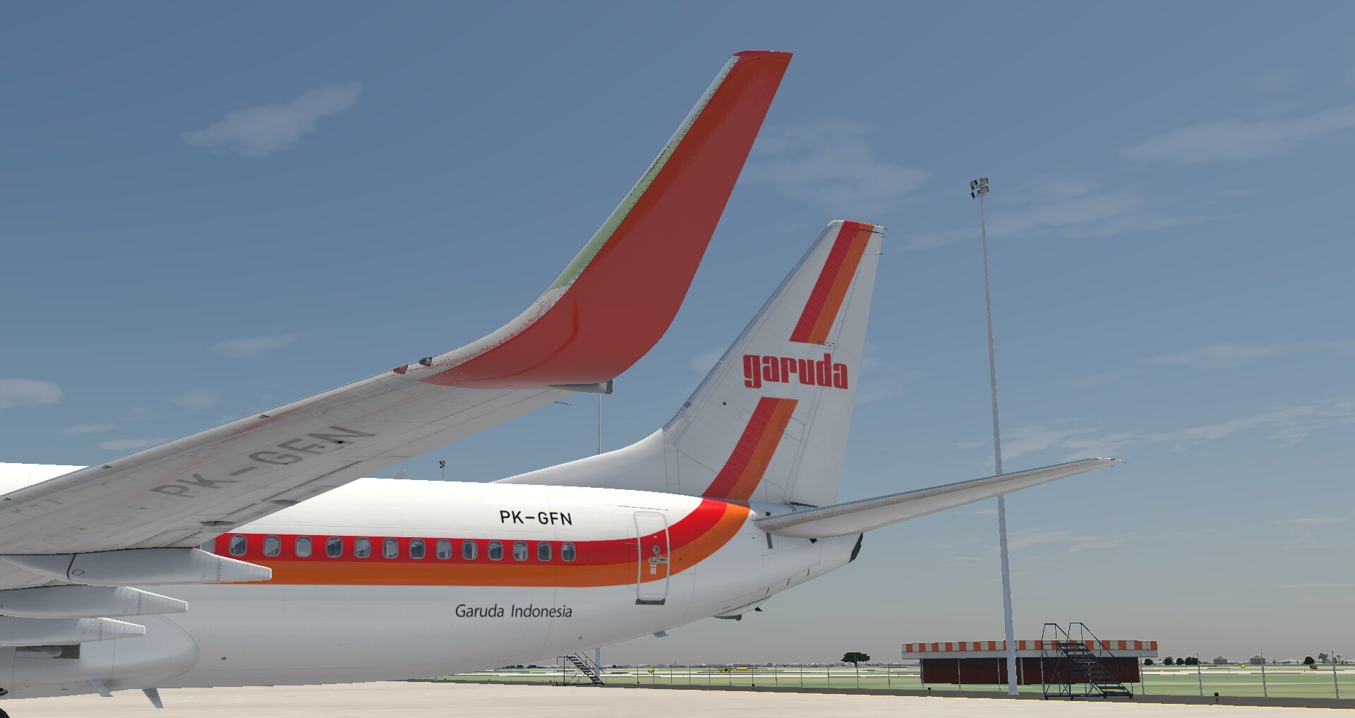 Garuda Indonesia Retrojet Pack for LevelUp 737-800 - 737-800