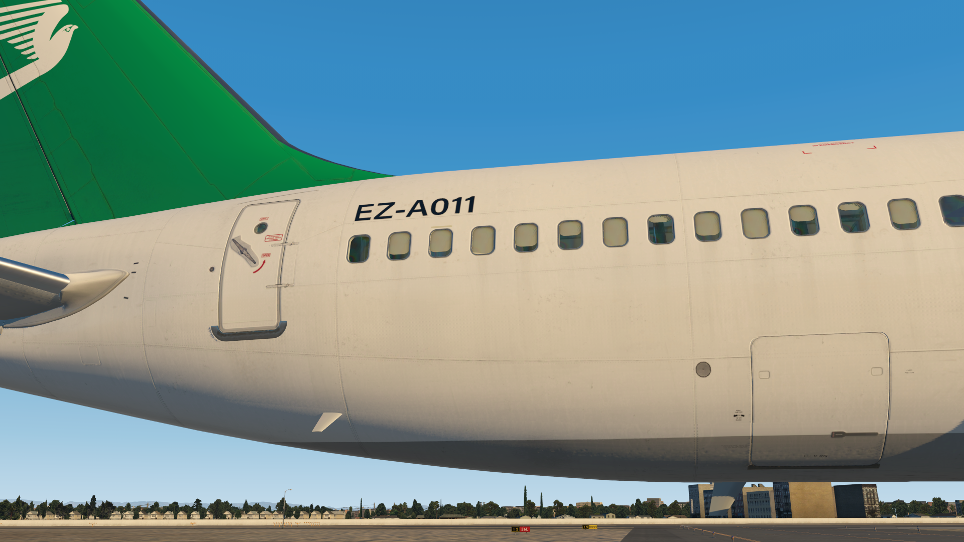 Turkmenistan Airlines EZ-A011 Flight Factor B757-200 - 757 (Flight