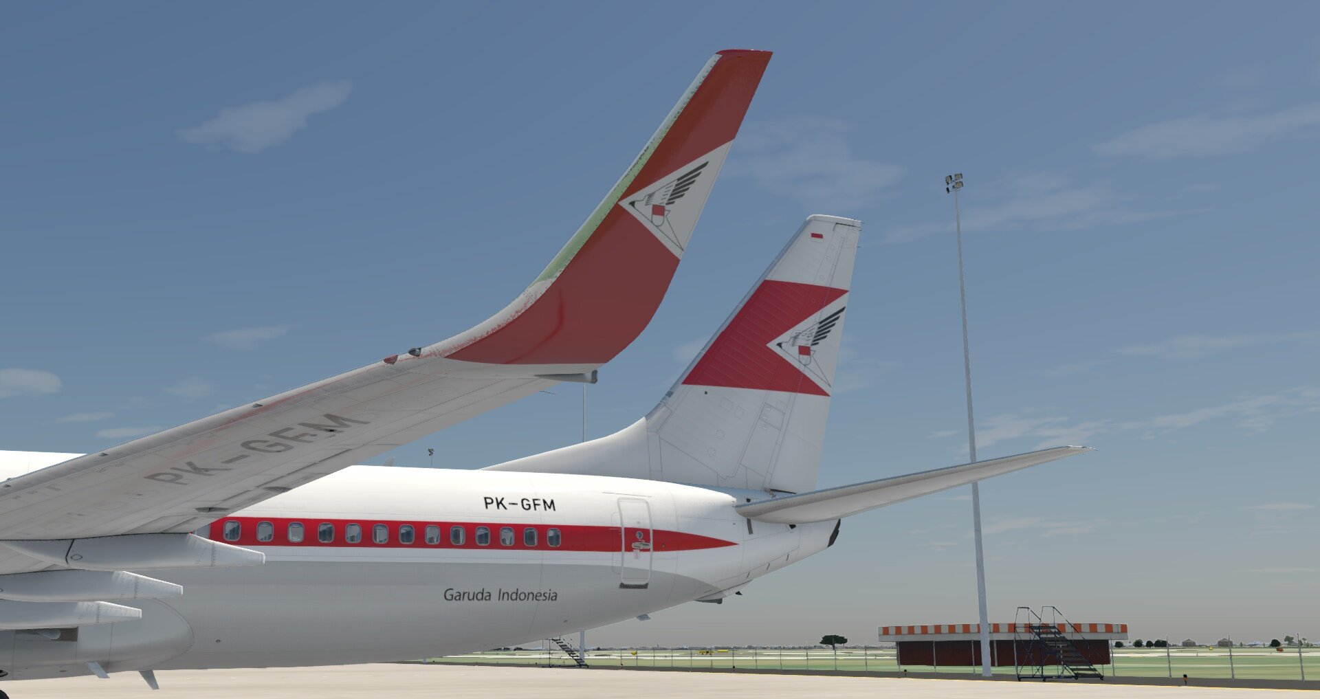 Garuda Indonesia Retrojet Pack for LevelUp 737-800 - 737-800