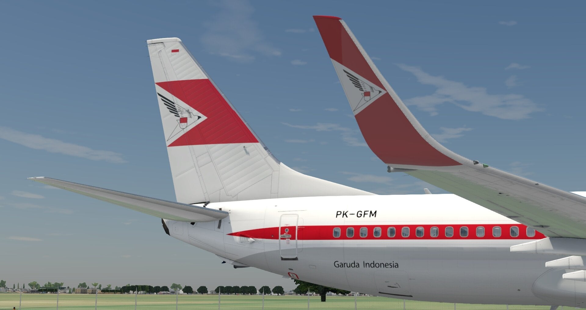 Garuda Indonesia Retrojet Pack for LevelUp 737-800 - 737-800