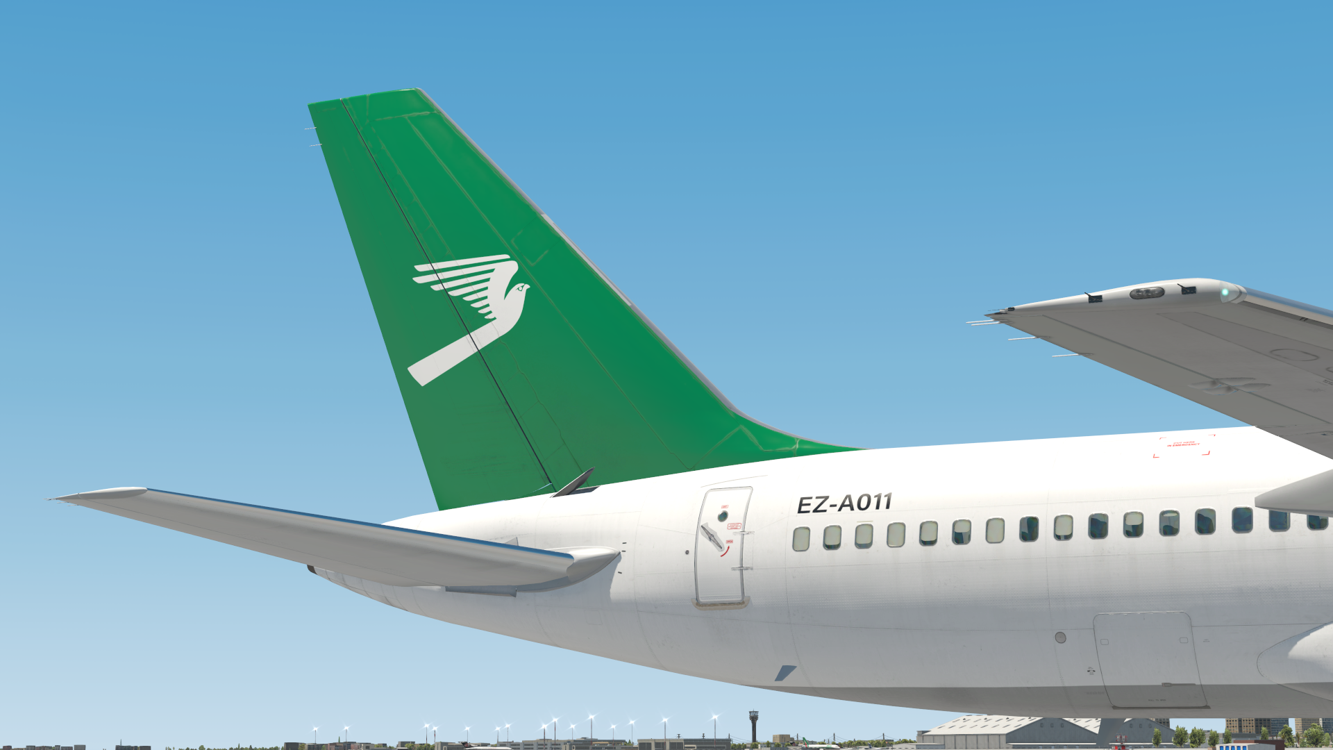 Turkmenistan Airlines EZ-A011 Flight Factor B757-200 - 757 (Flight