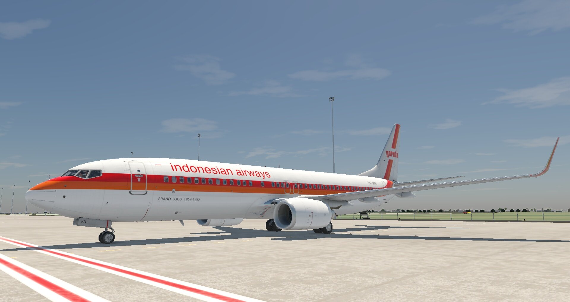 Garuda Indonesia Retrojet Pack for LevelUp 737-800 - 737-800