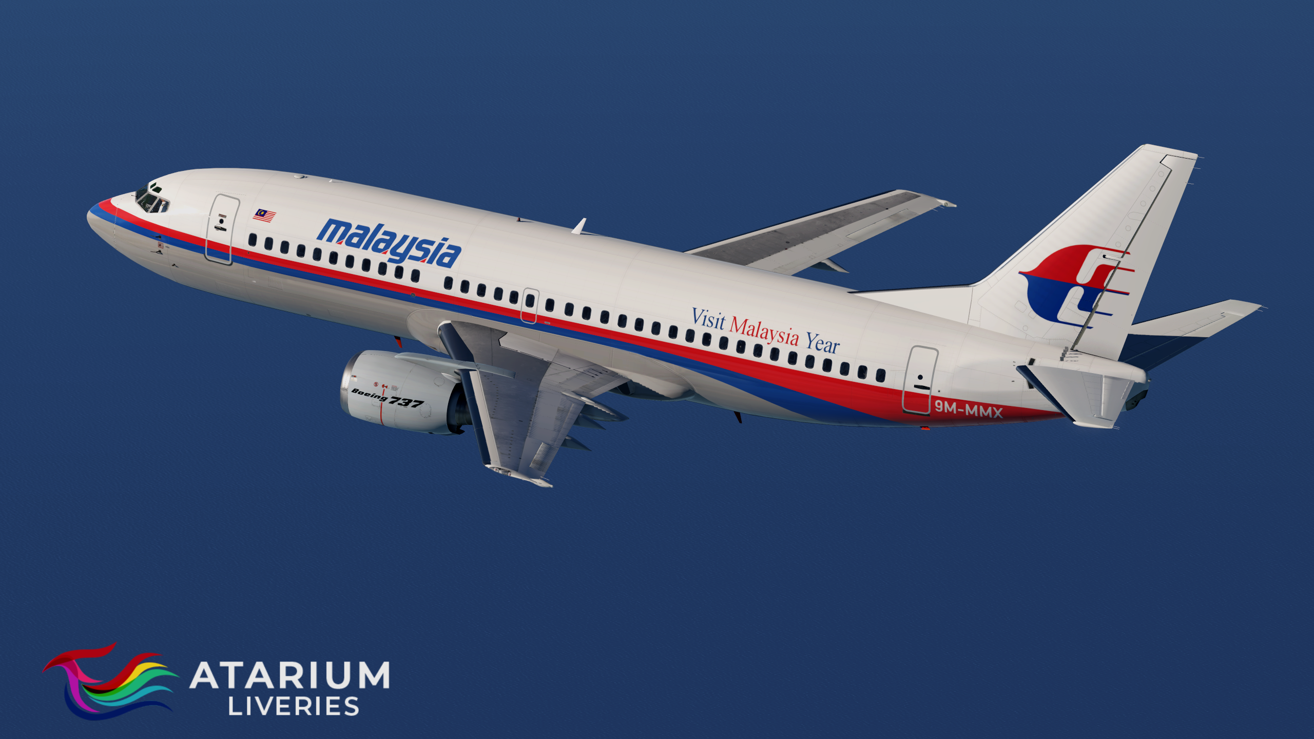 Malaysia Airlines [9M-MMX] B737-300 IXEG - 737-300 (IXEG) - Threshold