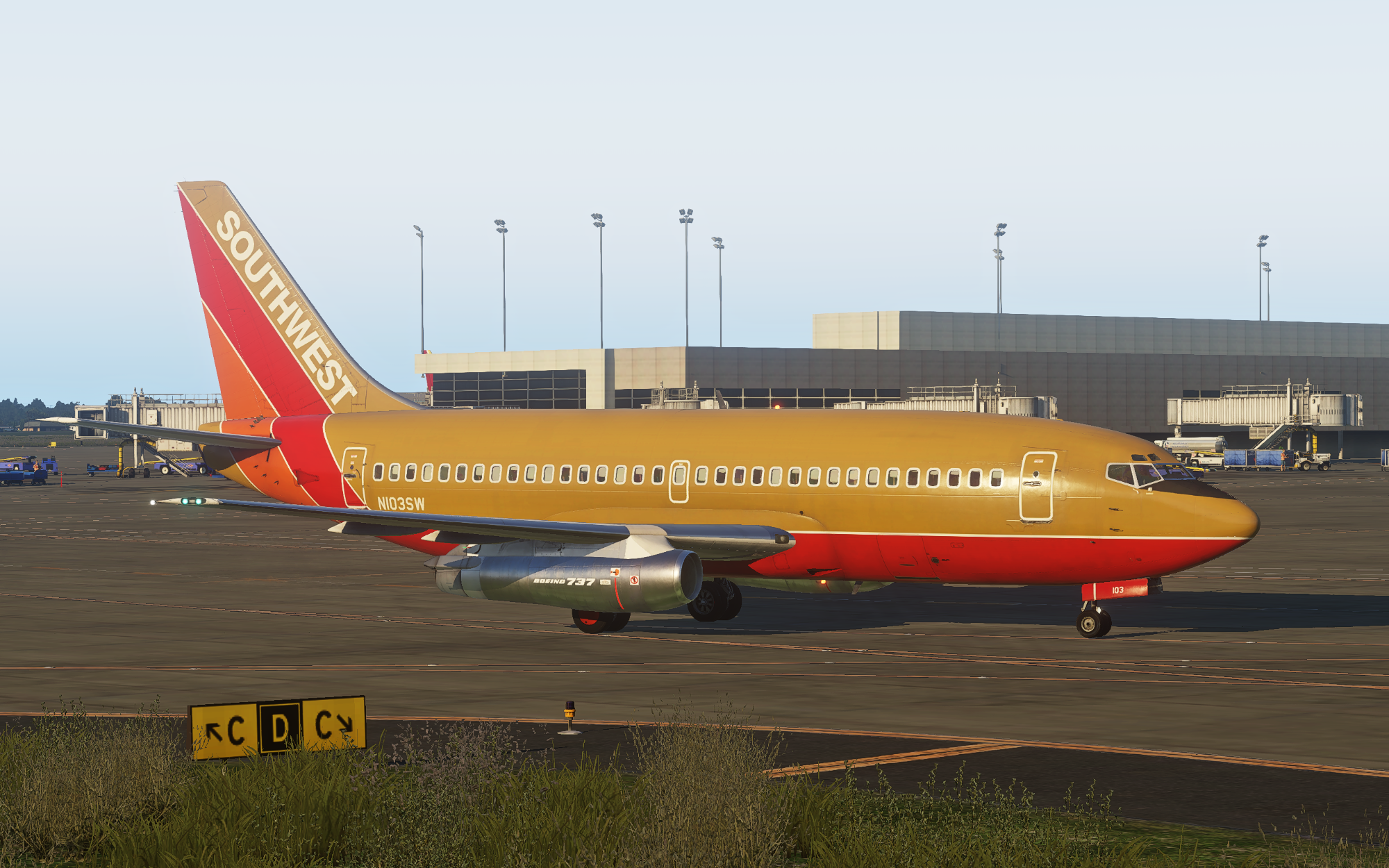Southwest 737-2H4 Livery Pack (1971~1987) - 737-200 (FlyJSim