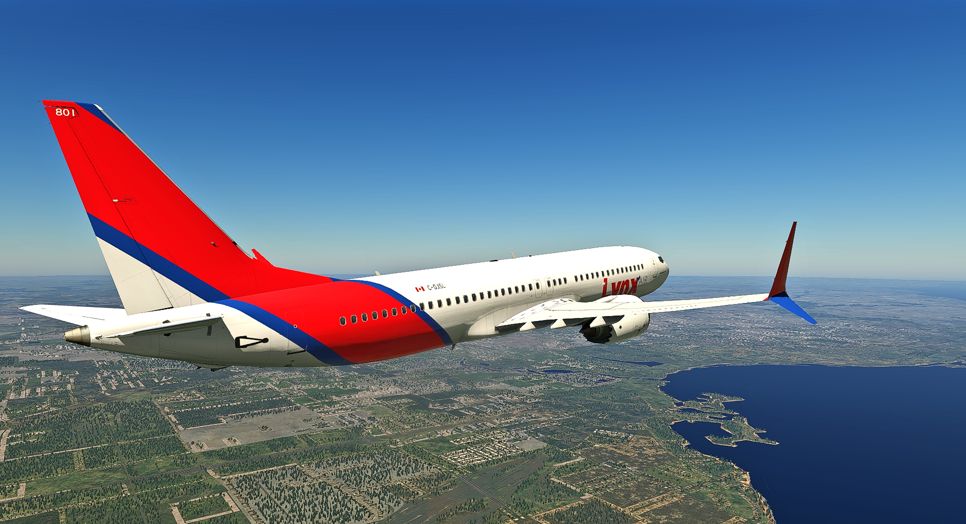 Lynx Air [FLEET] - Boeing 737 Max 8 - 737-800 (Zibo) - Threshold