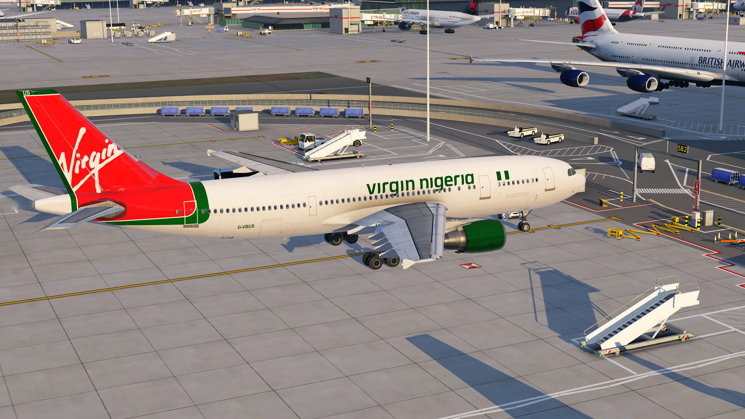 'Virgin Nigeria G-VBUS' A300V2 Inibuilds - A300 ( Inibuilds ) - Threshold